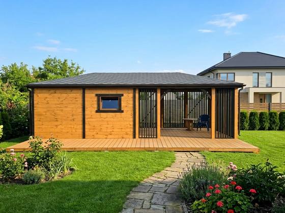 Domek z altaną Dubaj 8x4 m